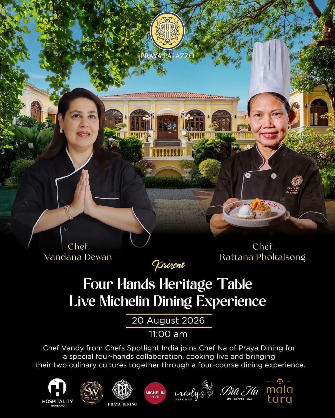 Four Hands Heritage Table: Live Michelin Dining Experience